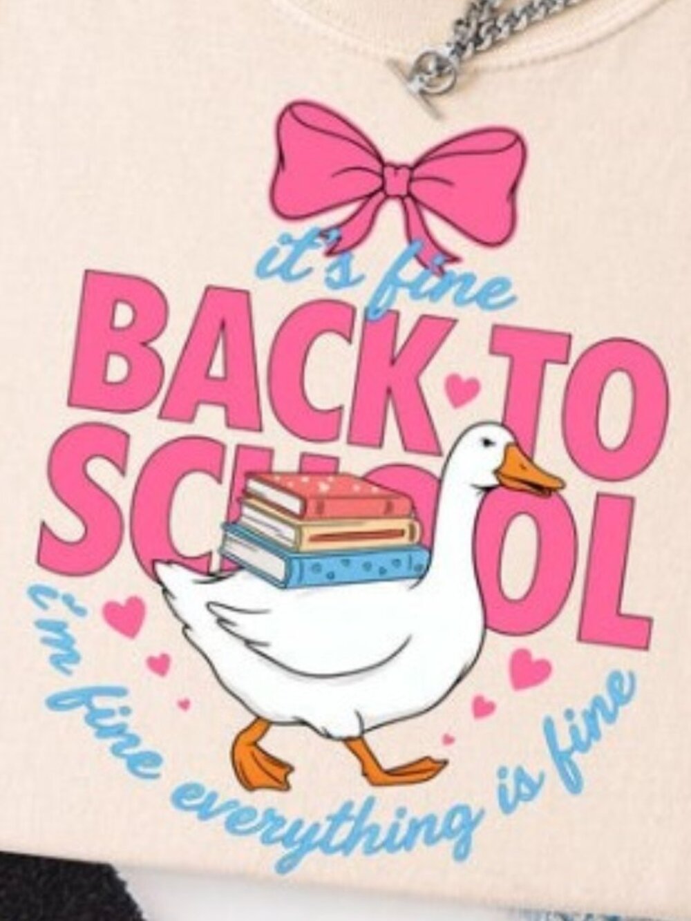 It's Fine Back to School Shirt - Picture 2 of 4